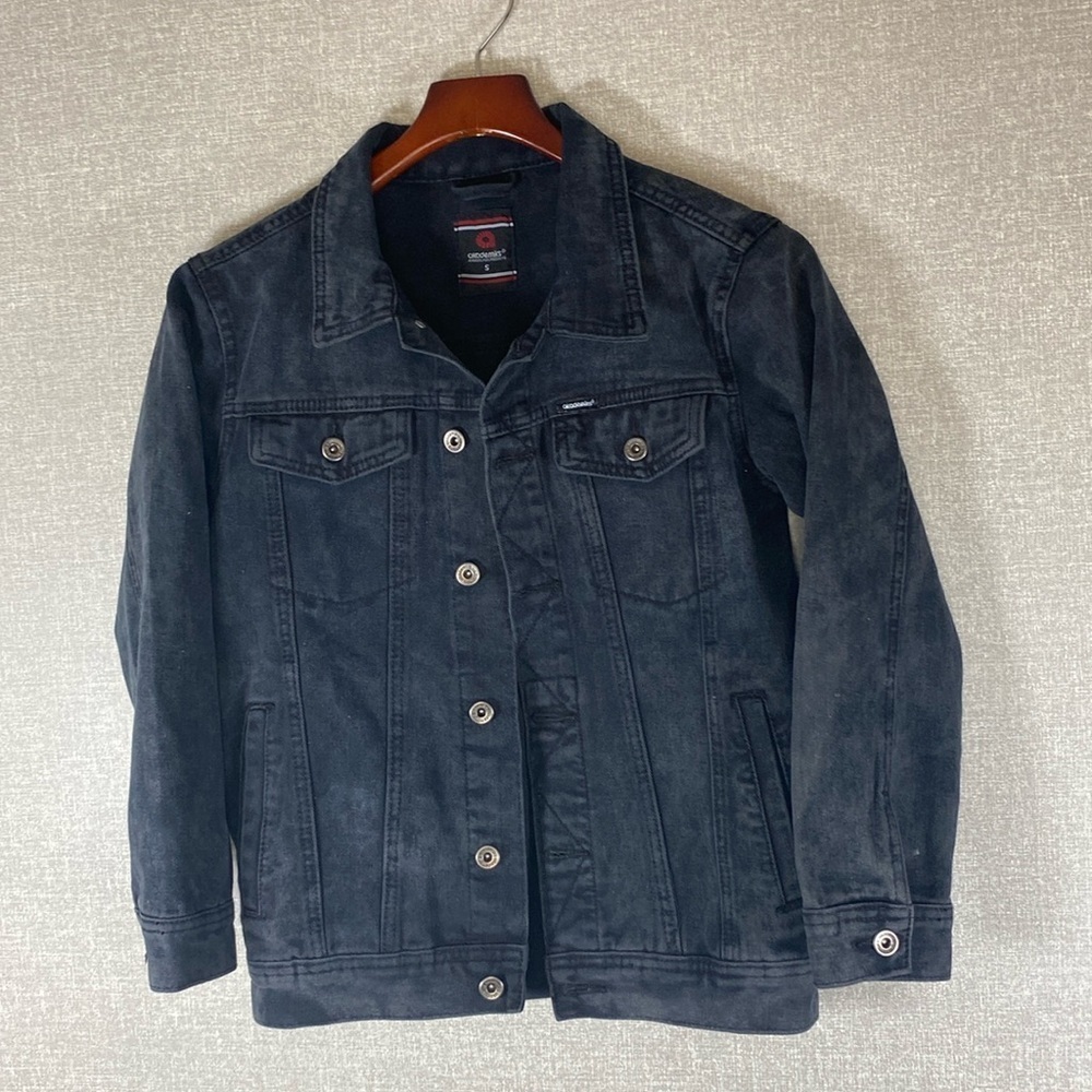 Akademiks Black Jean Trucker Jacket